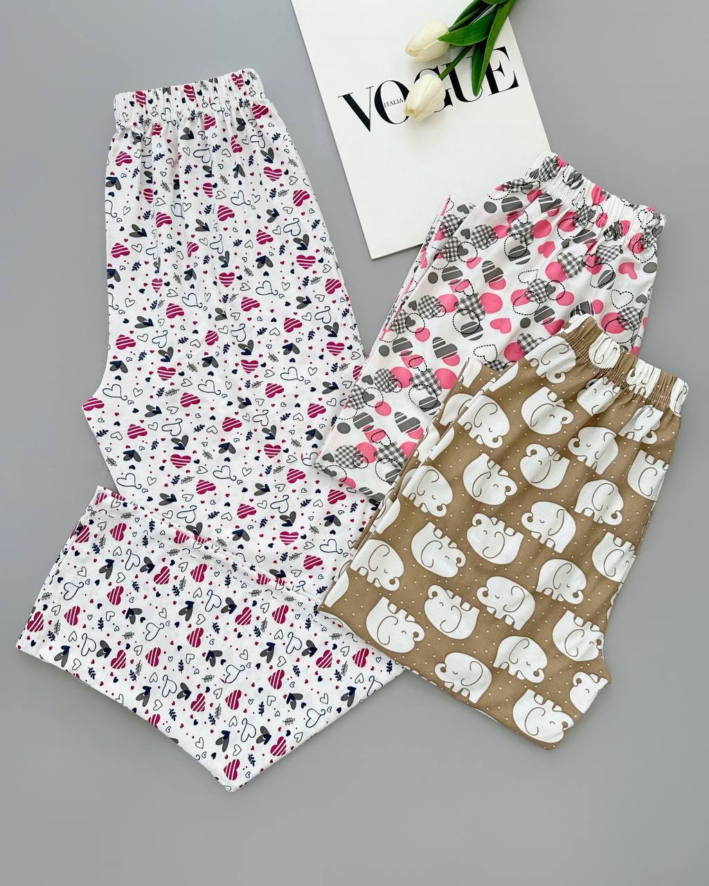 شلوار راحتی نخ و پنبه کد 4023