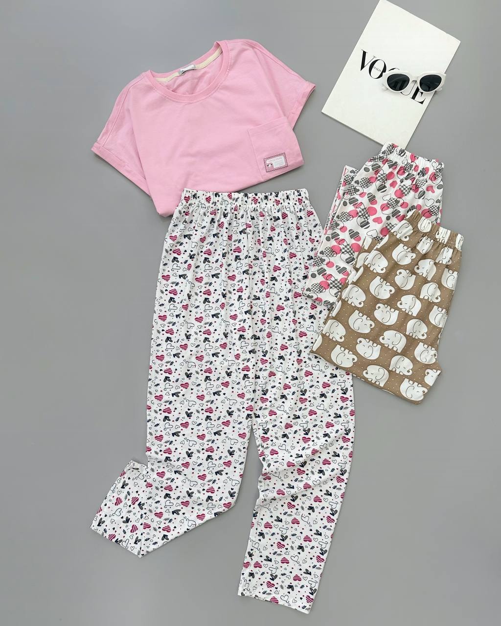 شلوار راحتی نخ و پنبه کد 4023