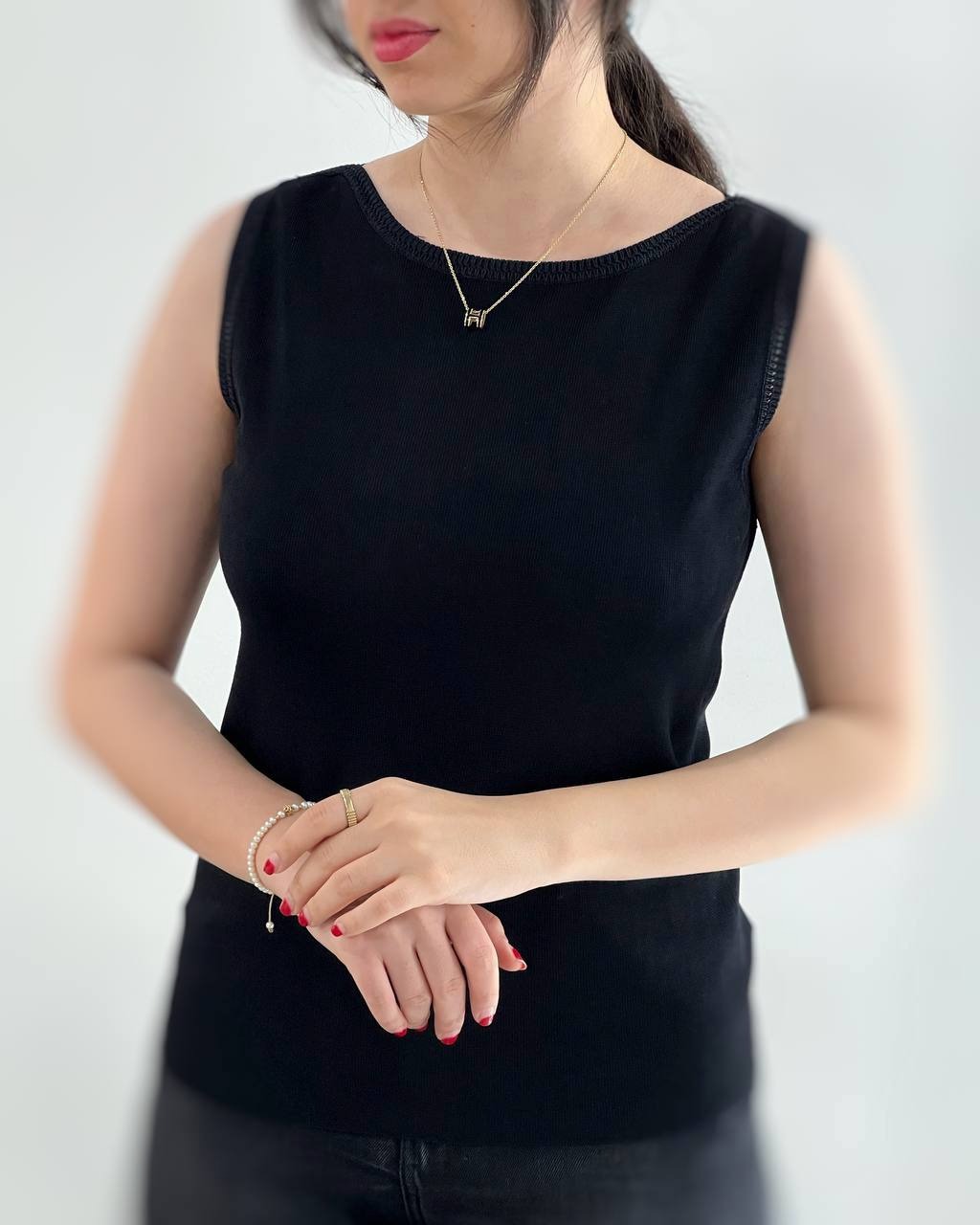 تاپ بافت مشکی کد 4027