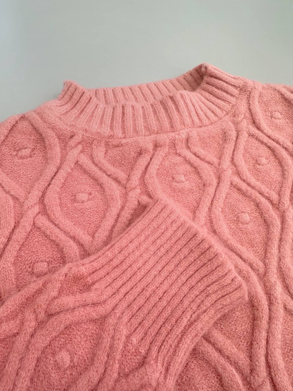 پلیور بافت لوزی 3 رنگ کد 4028