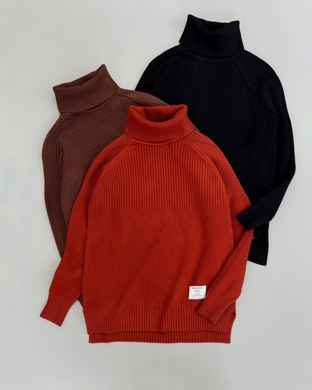 پلیور بافت یقه اسکی 6 رنگ کد 4033