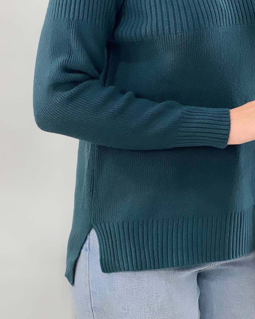 پلیور بافت یقه اسکی 6 رنگ کد 4033