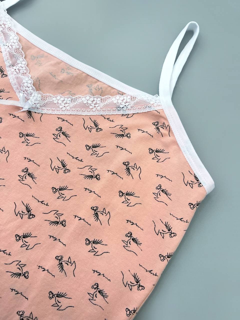 ست تاپ و شلوارک نخ و پنبه کد 4036