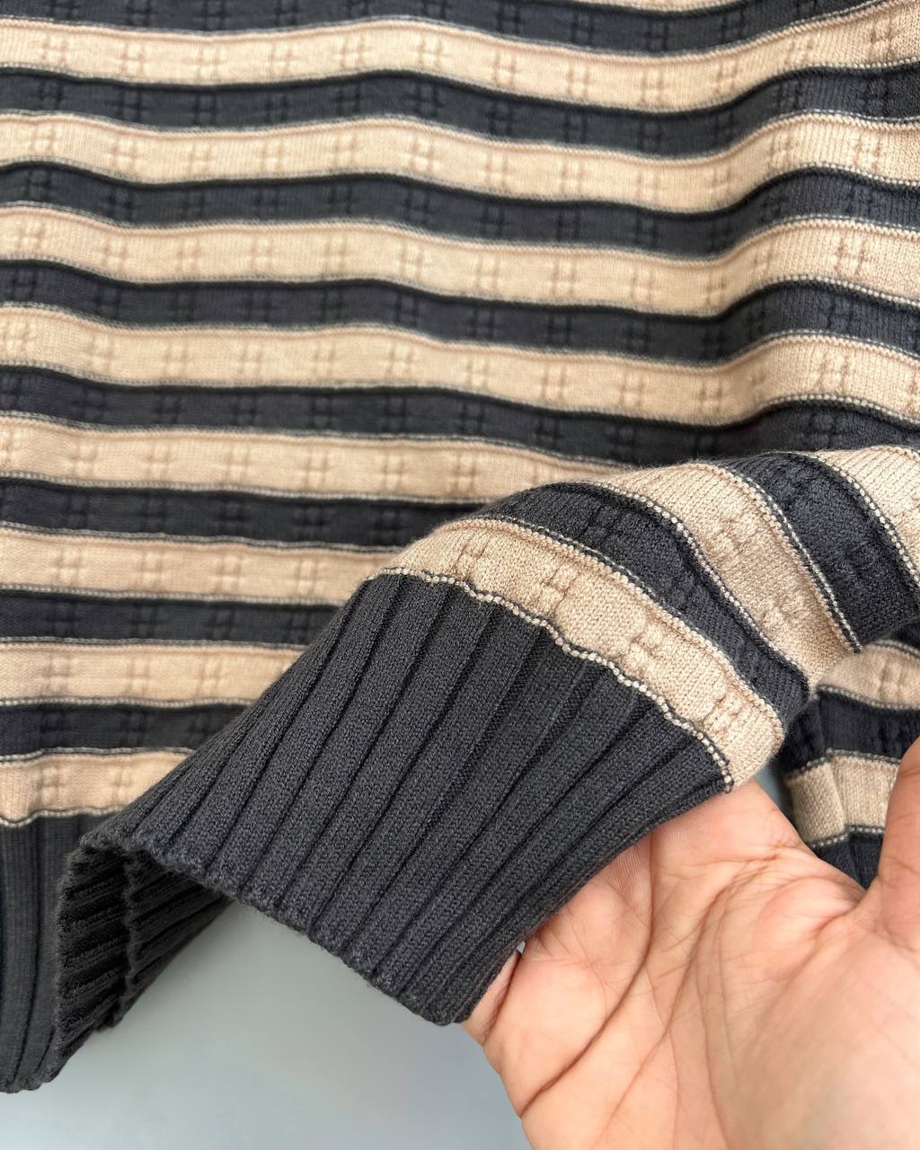 پلیور بافت راه راه 4 رنگ کد 4040