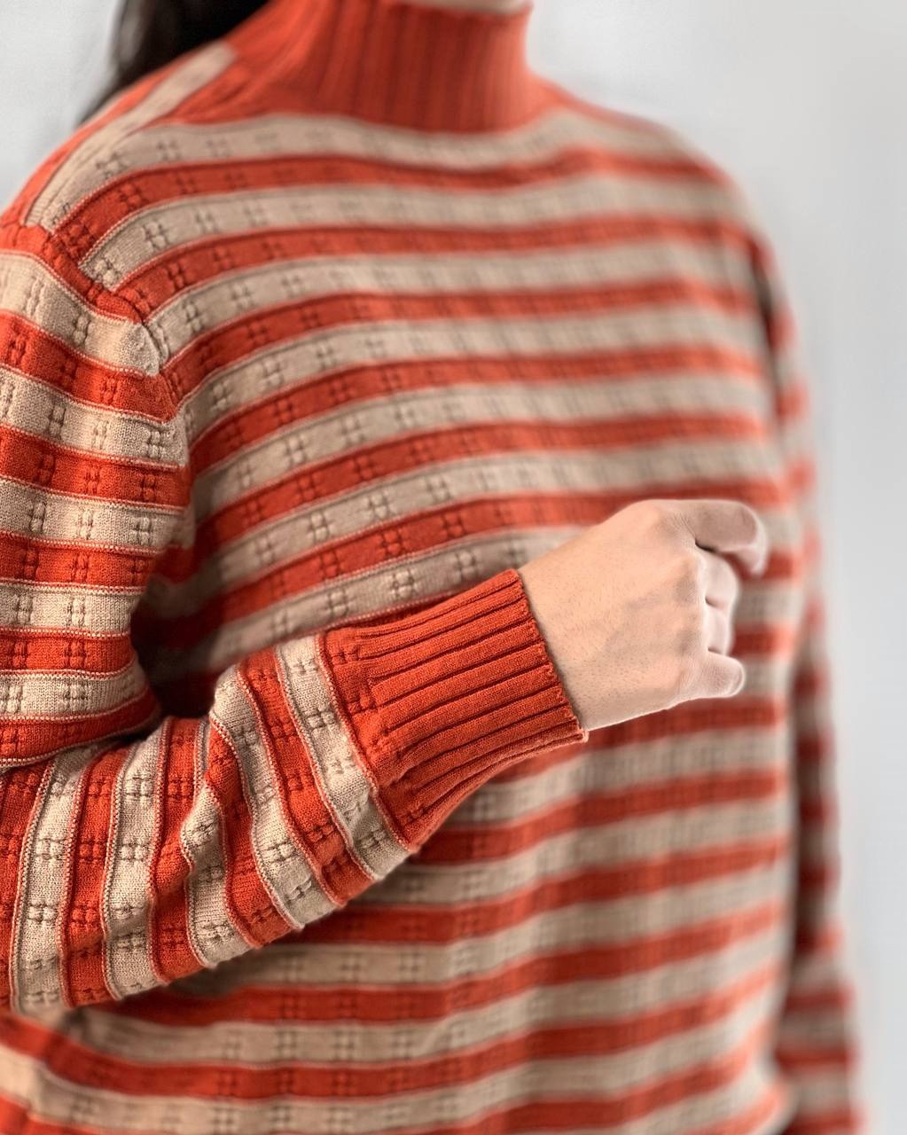 پلیور بافت راه راه 4 رنگ کد 4040