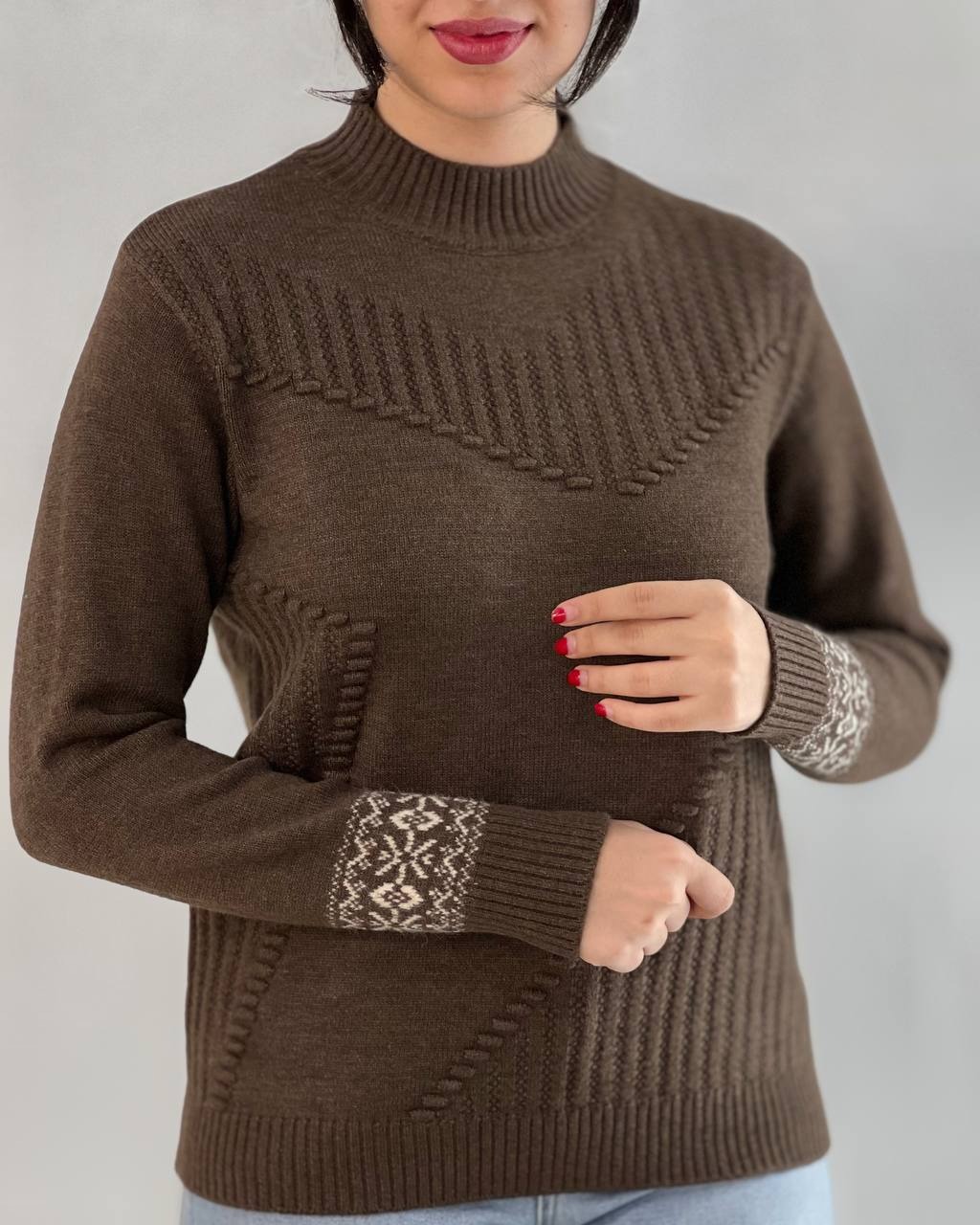 پلیور بافت سنتی 5 رنگ کد 4043