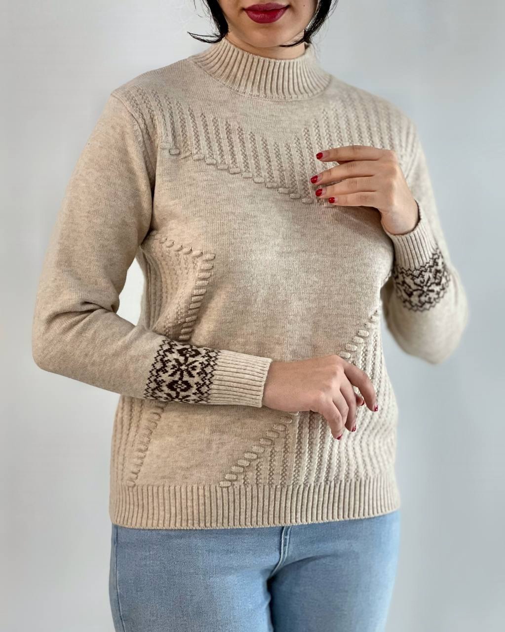 پلیور بافت سنتی 5 رنگ کد 4043