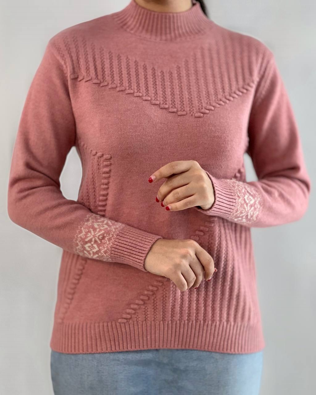 پلیور بافت سنتی 5 رنگ کد 4043