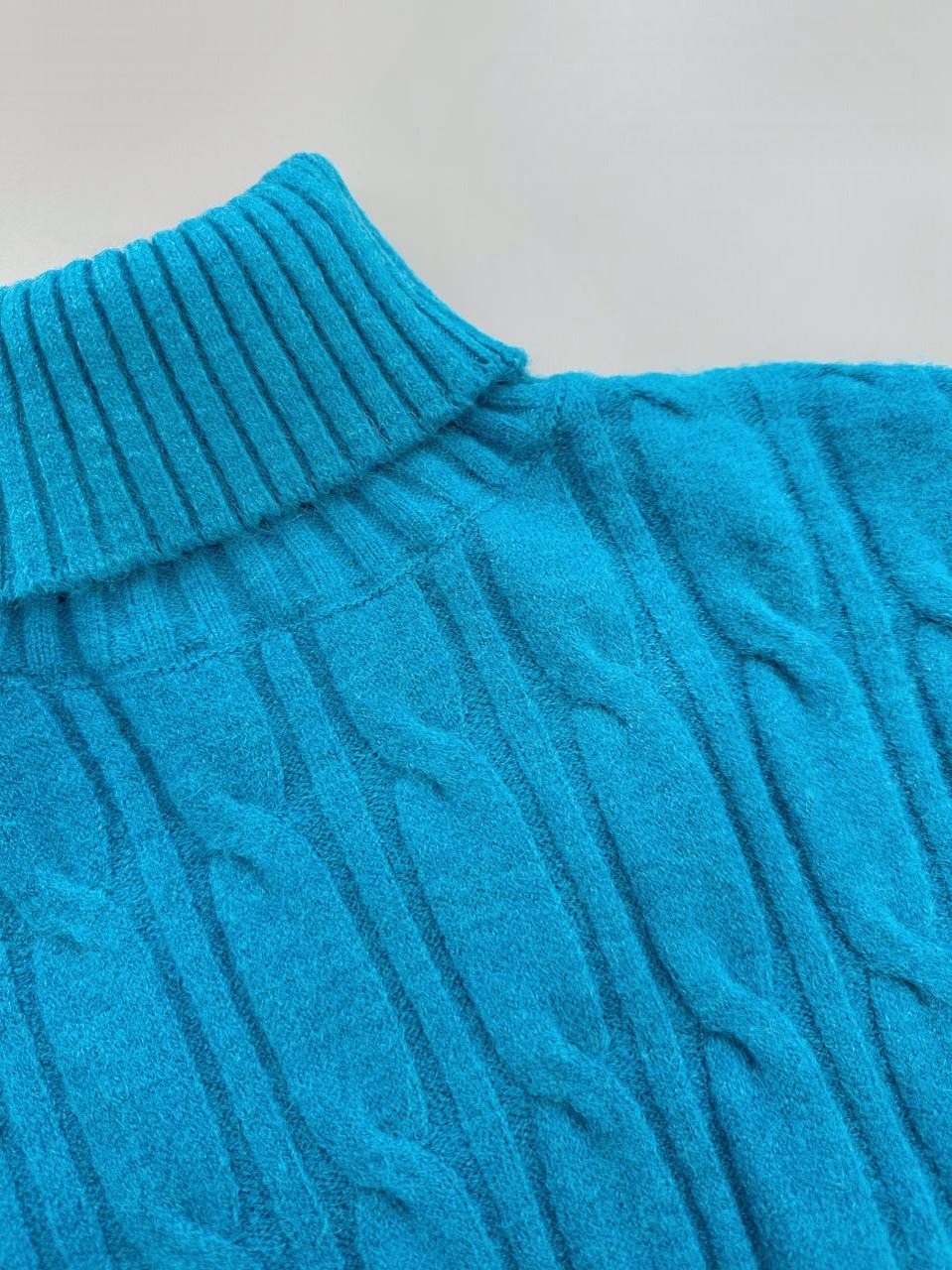 پلیور بافت زنجیری یقه اسکی کد 4044