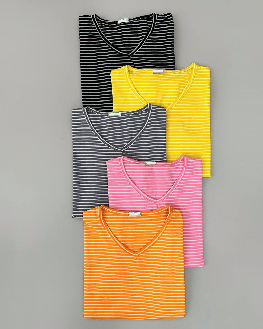 تیشرت راه راه یقه هفت کد 4046