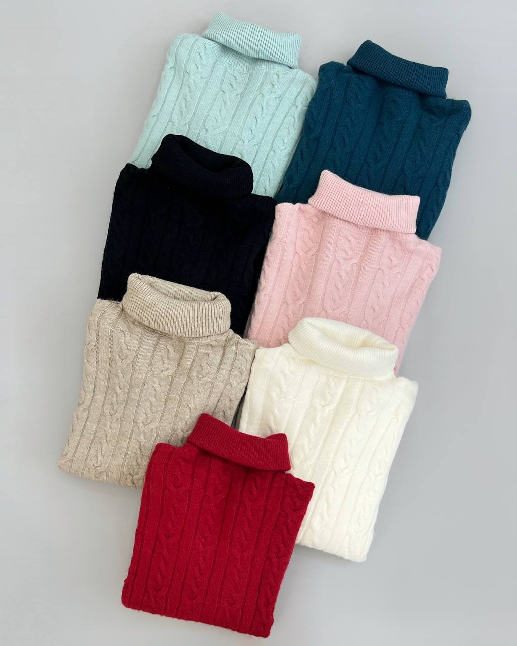 پلیور بافت یقه اسکی کد 4055