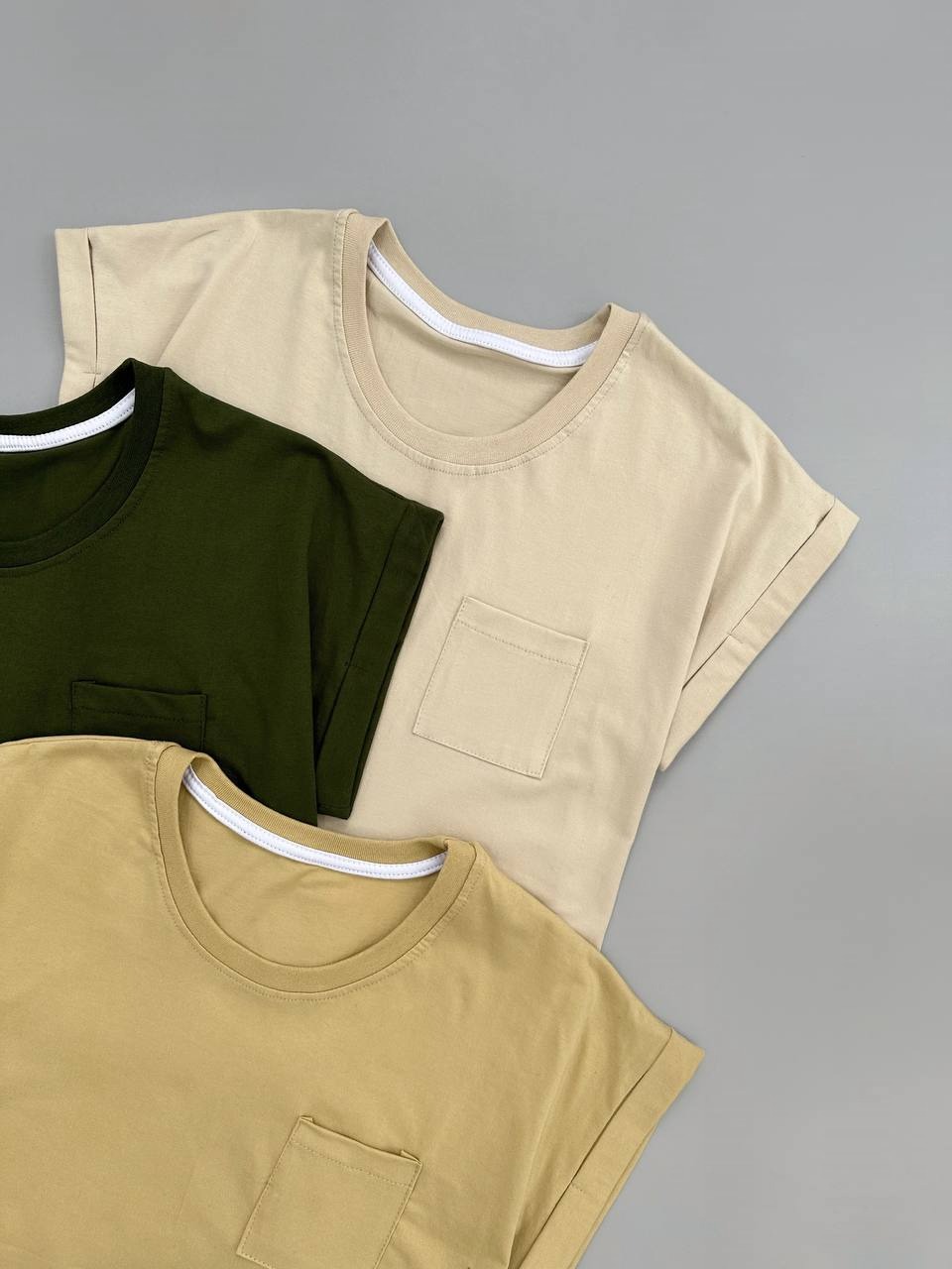 تیشرت تک جیب آستین سرخود کد 4059