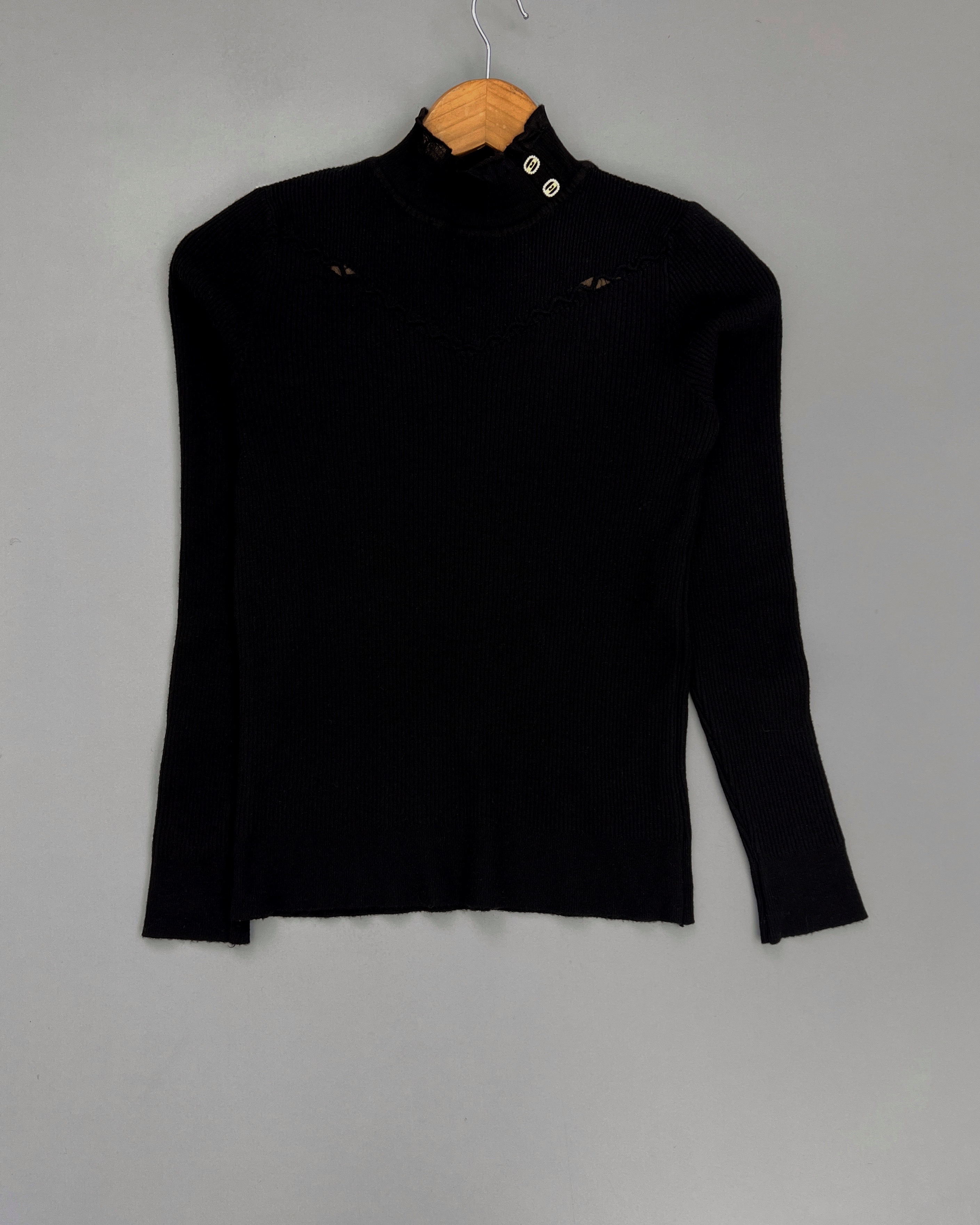 پلیور بافت گپ مشکی کد 4062