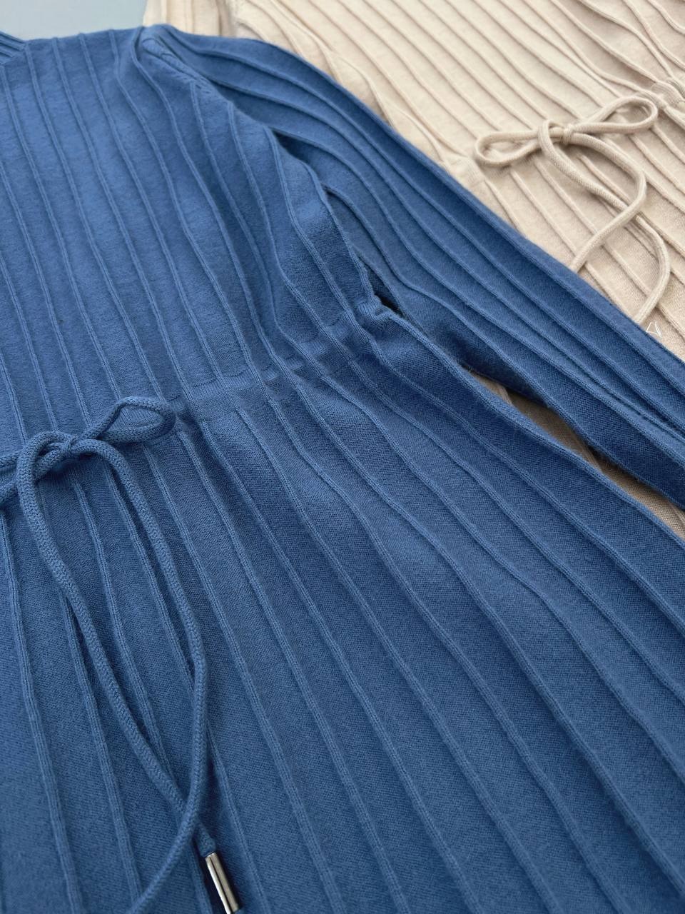 پیراهن بافت پلیسه سر آستین چین کد 4063