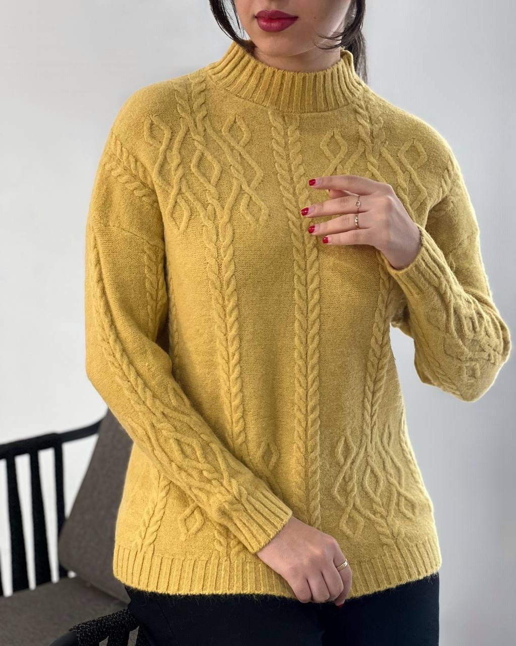 پلیور بافت یقه 3 سانت 6 رنگ کد 4064