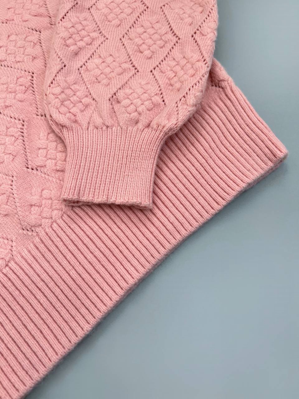 پلیور بافت گل برجسته 5 رنگ کد 4074