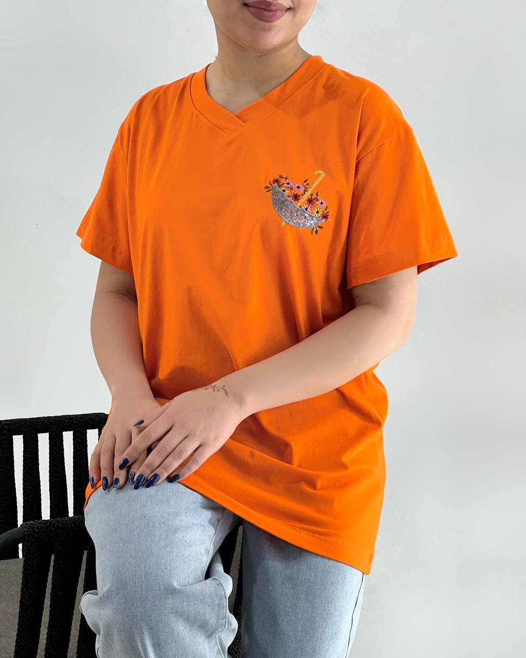 تیشرت یقه هفت چتر کد 4080