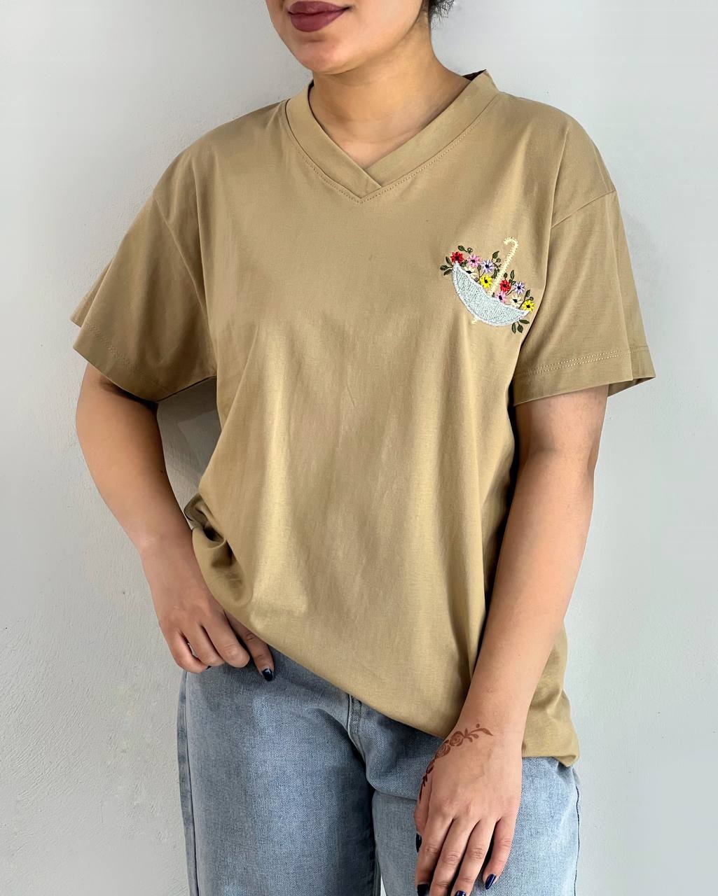 تیشرت یقه هفت چتر کد 4080