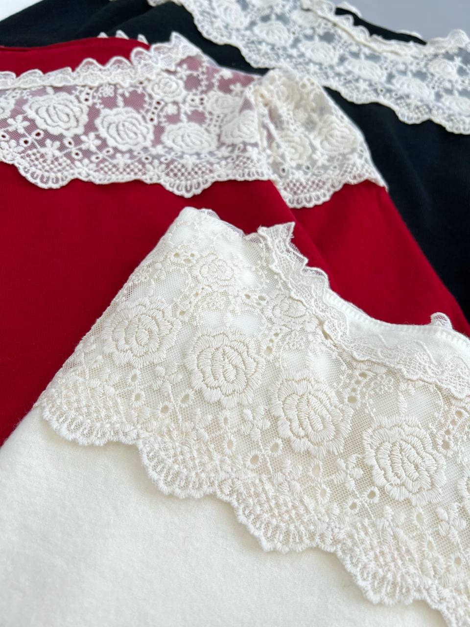 پلیور بافت بالا تنه دانتل کد 4086