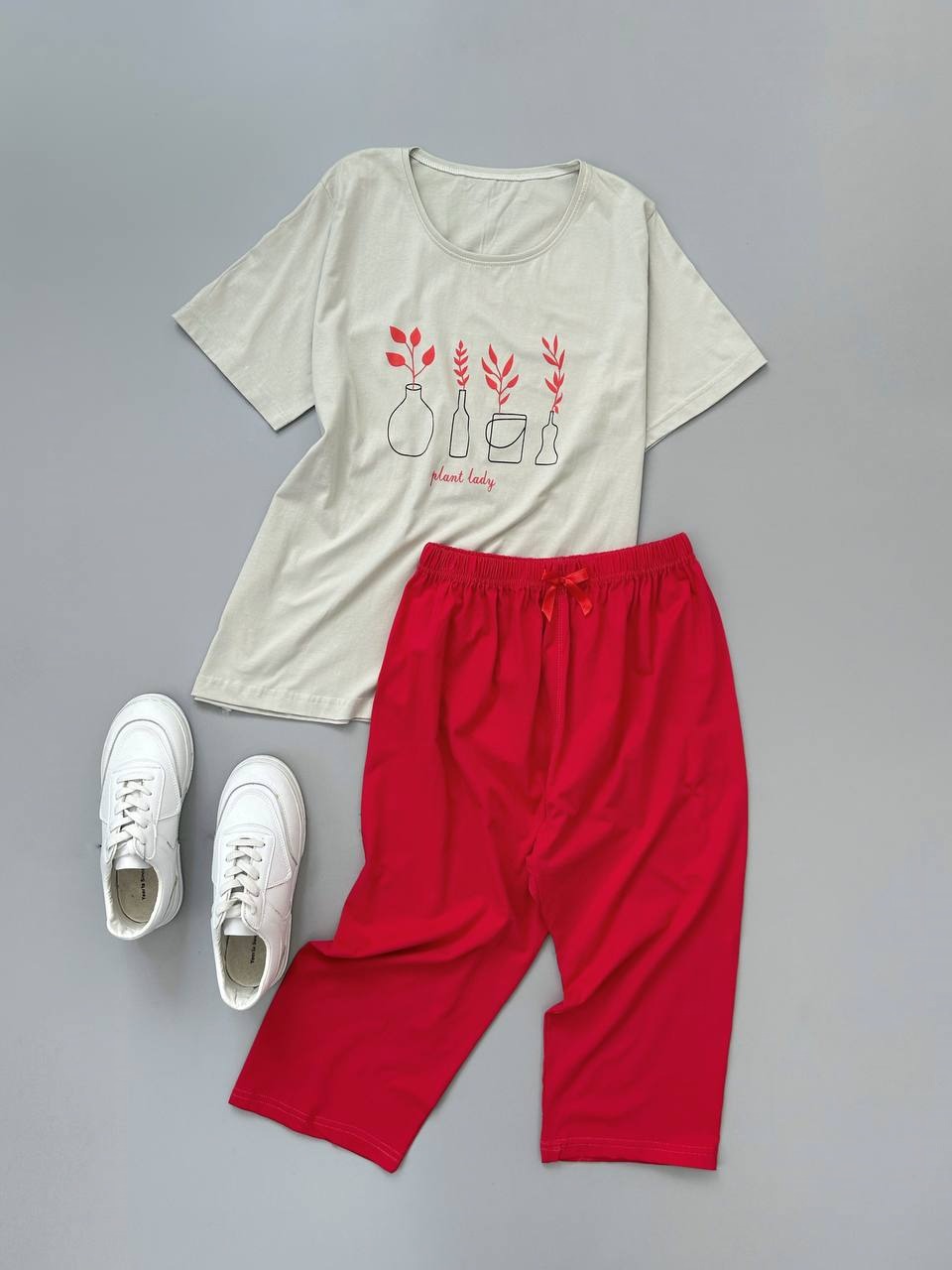 ست تیشرت و شلوارک مینیمال کد 4017