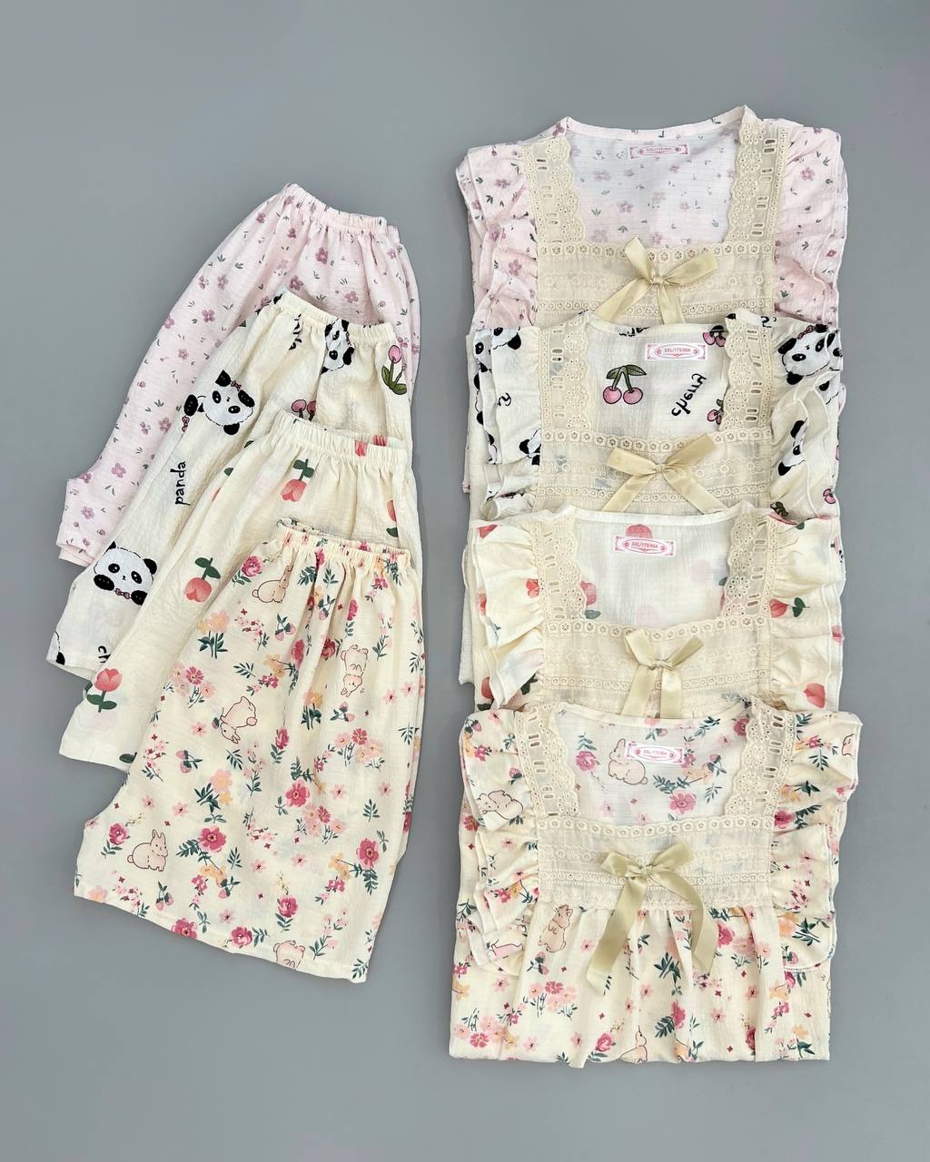 ست بلوز و شلوارک عروسکی کد 4090