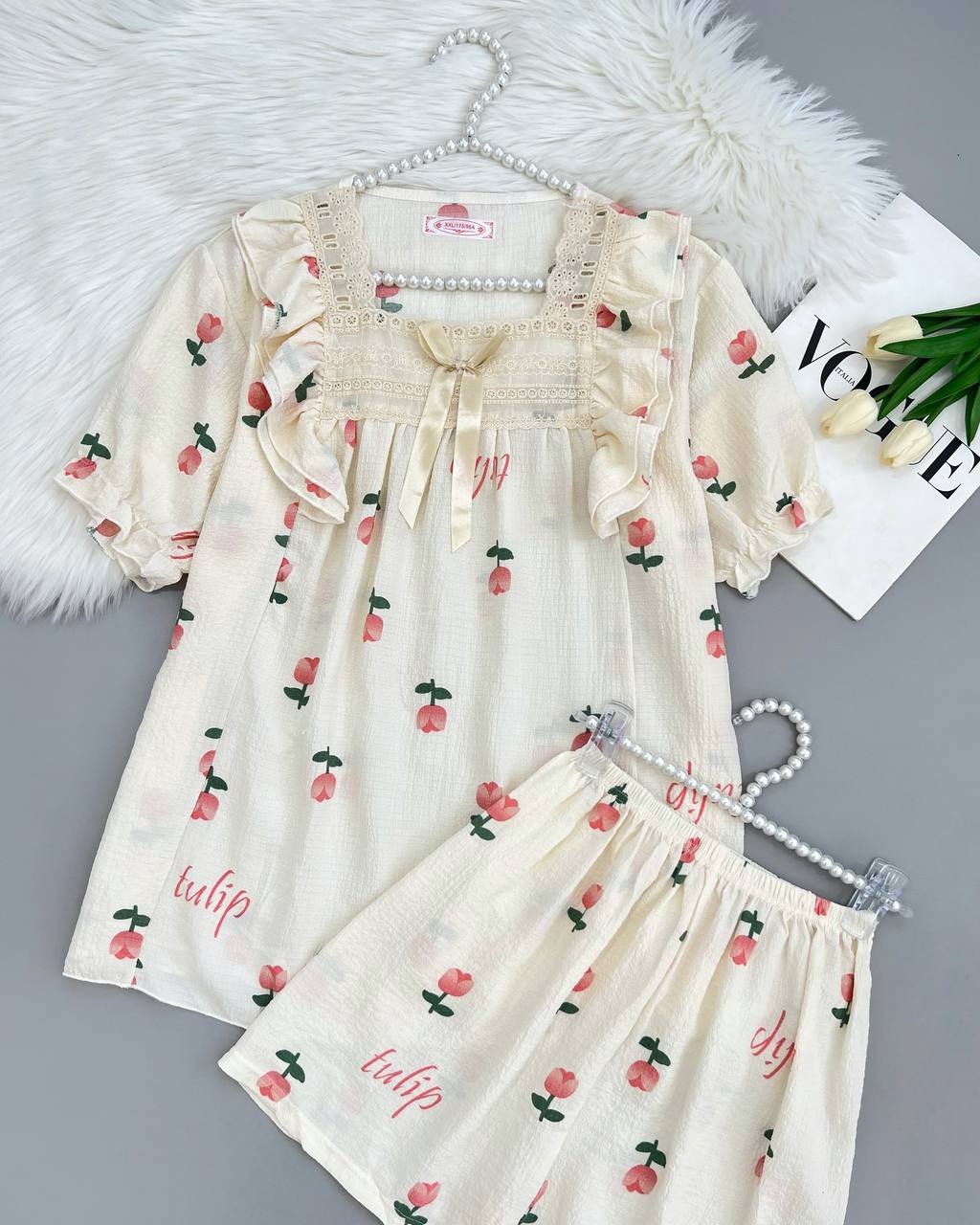 ست بلوز و شلوارک عروسکی کد 4090