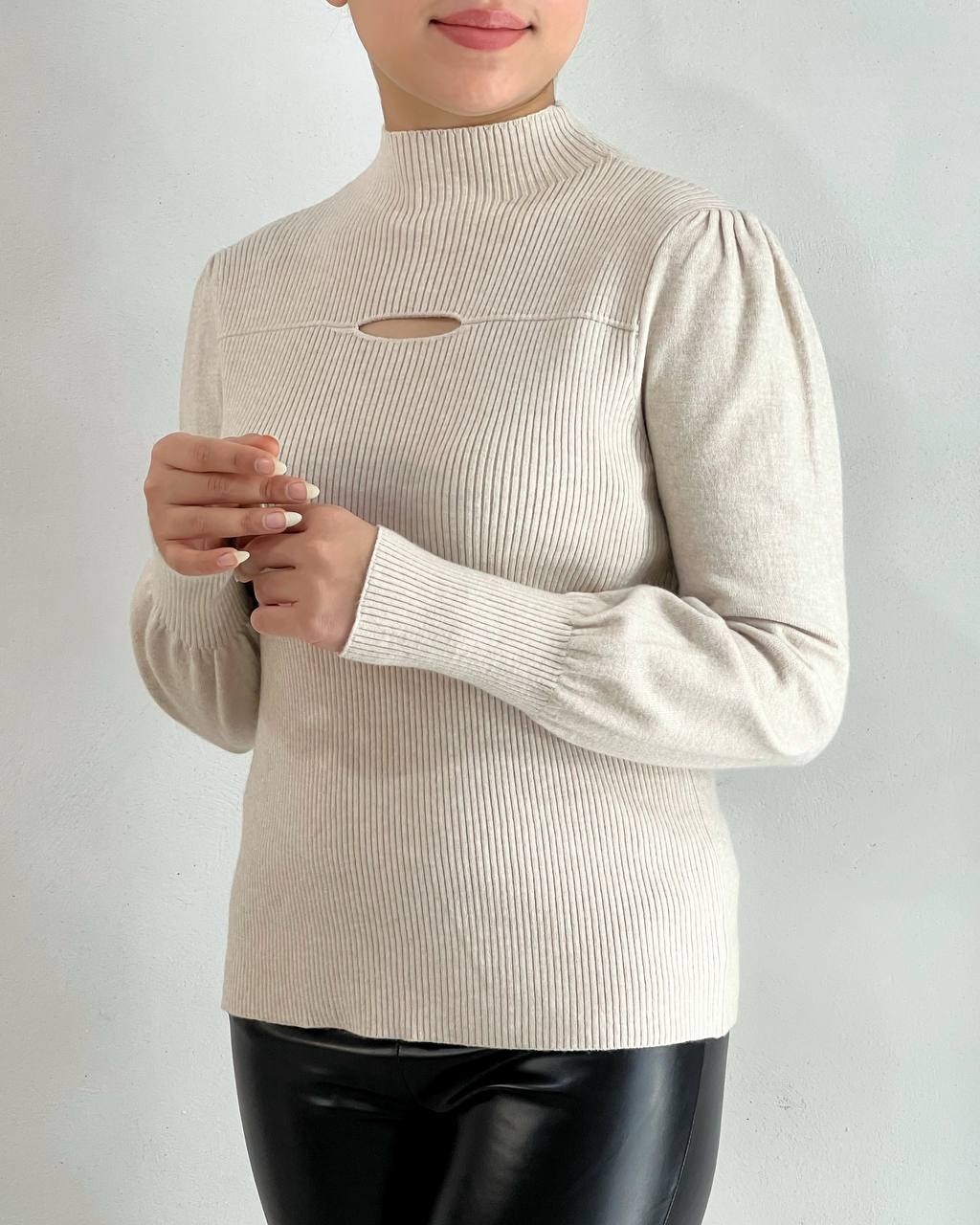 پلیور بافت کبریتی آستین مچی کد 4095