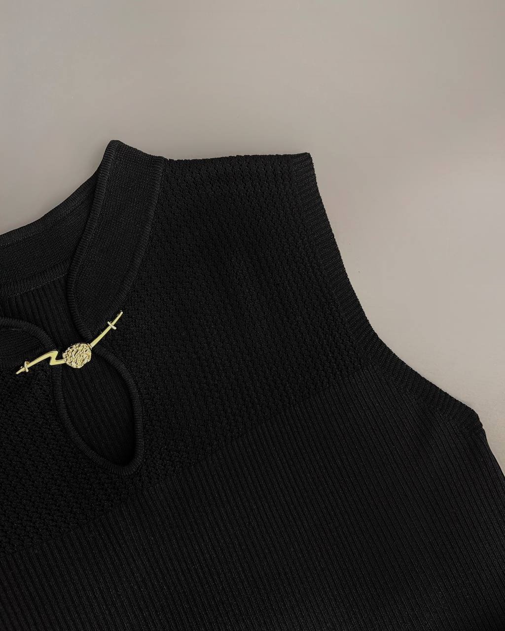 تاپ بافت کبریتی دو رنگ کد 4099