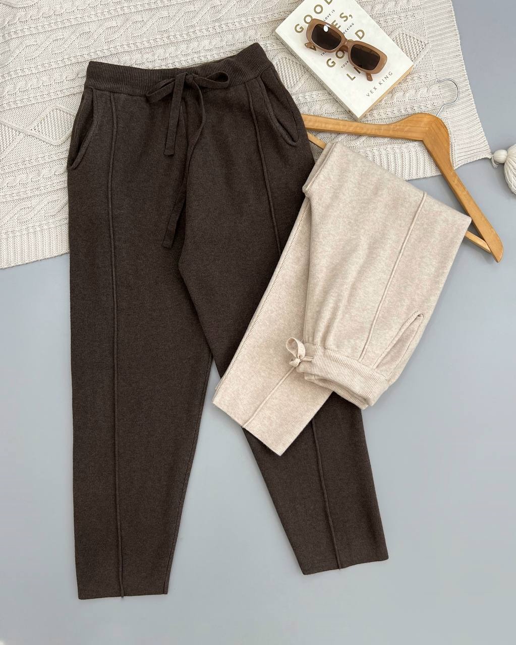 شلوار بافت گرم بالا کد 4102