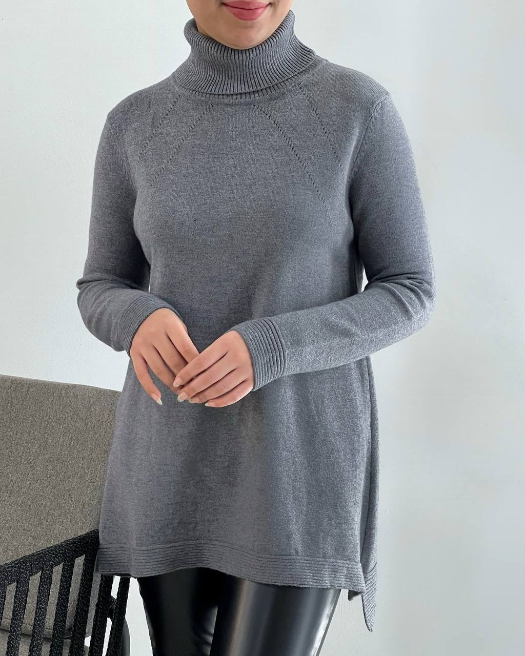 تونیک بافت یقه اسکی کد 4104