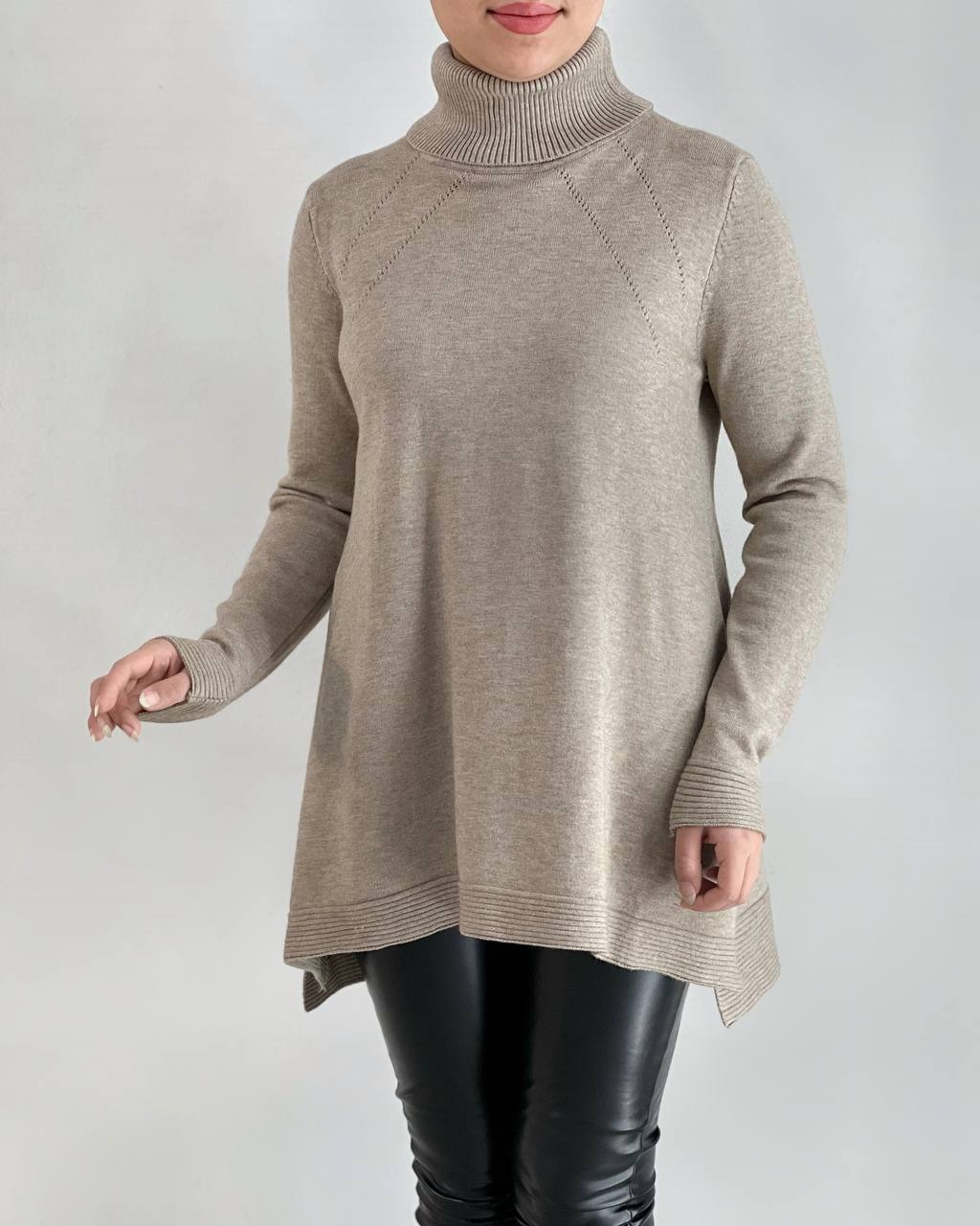 تونیک بافت یقه اسکی کد 4104