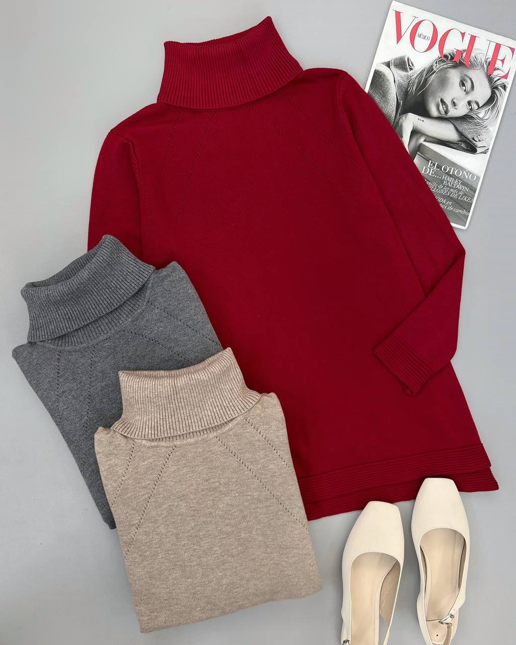 تونیک بافت یقه اسکی کد 4104