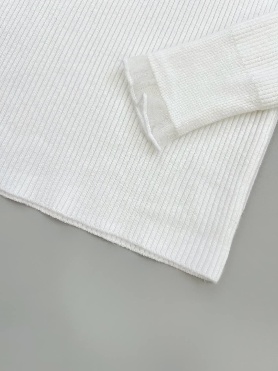 پلیور بافت یقه چین مرواریدی کد 4116