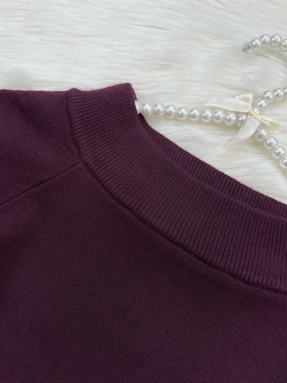 ست پلیور و دامن بافت کد 4118