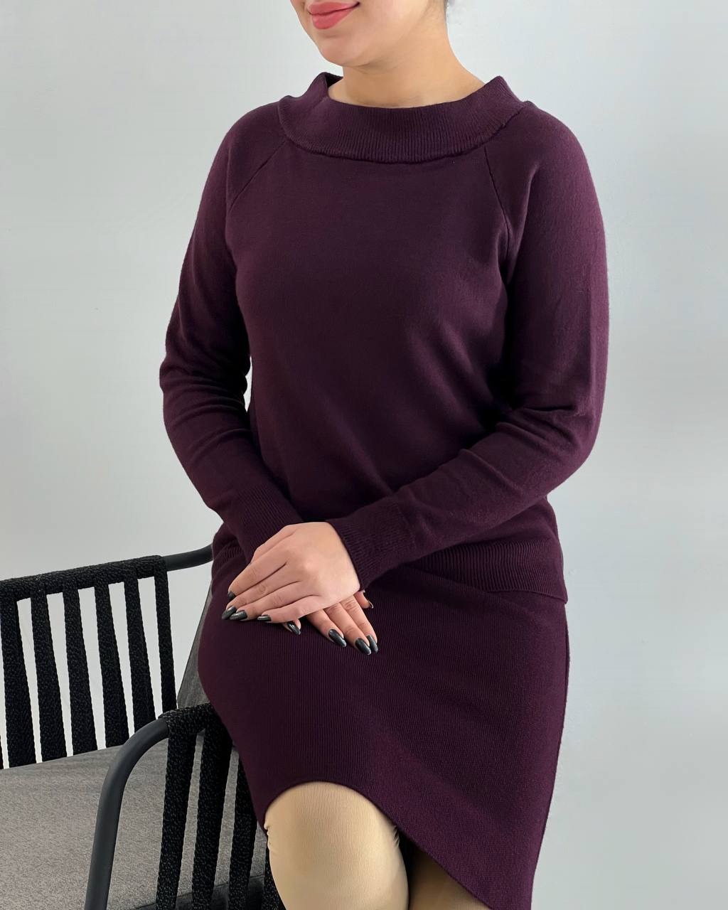 ست پلیور و دامن بافت کد 4118