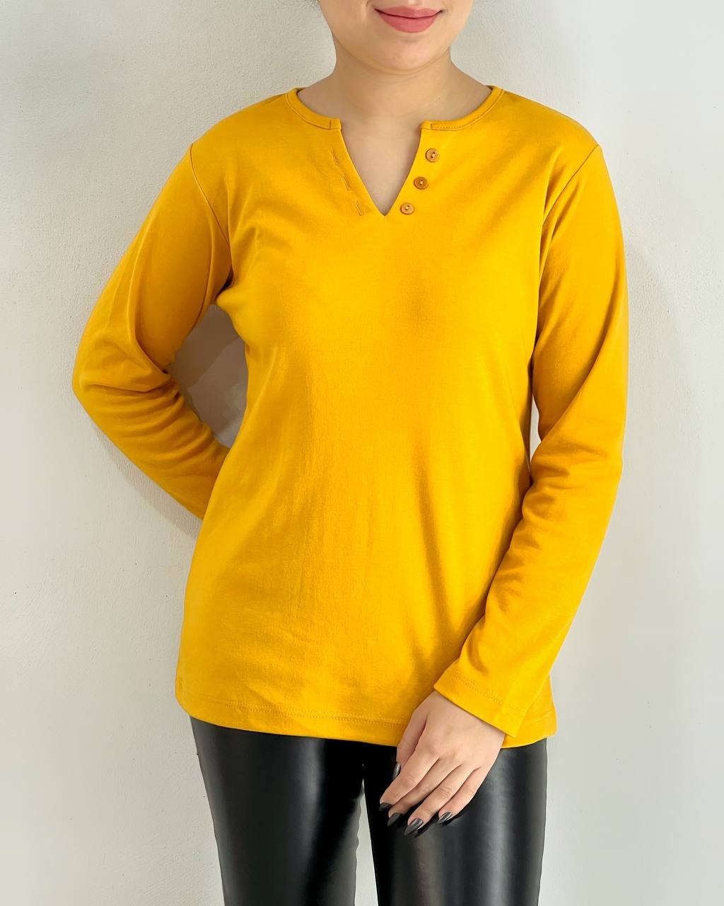 بلوز آستین بلند 7 رنگ کد 4137