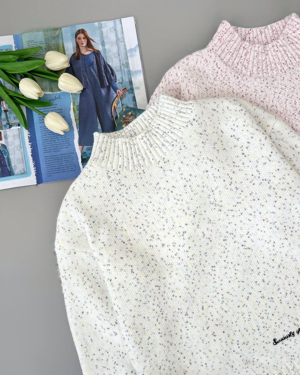 پلیور بافت گرم بالا 3 کد 4138