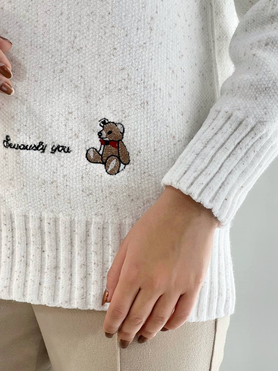 پلیور بافت گرم بالا 3 کد 4138