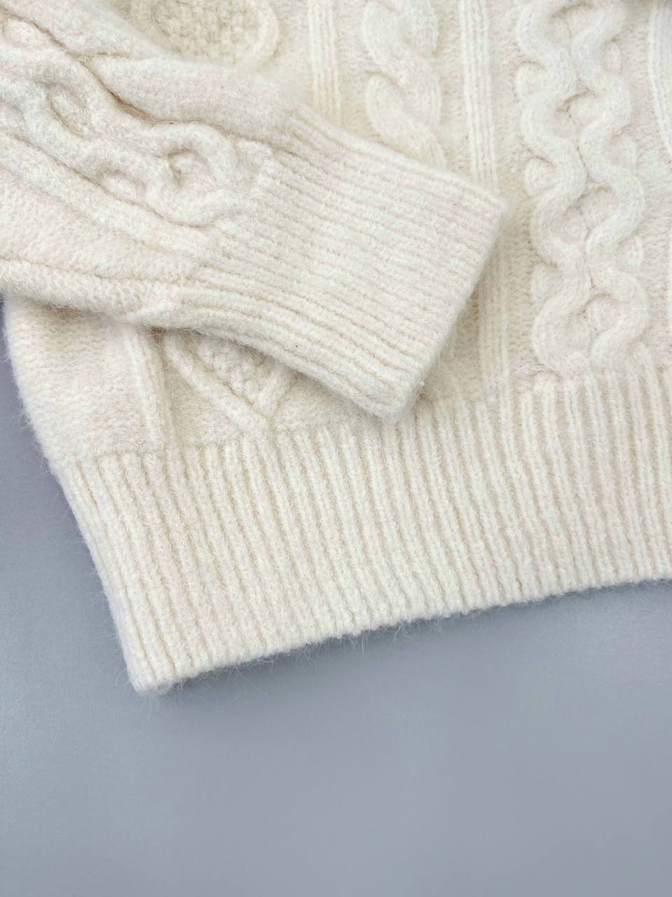 کراپ بافت یقه اسکی گرم بالا کد 4139