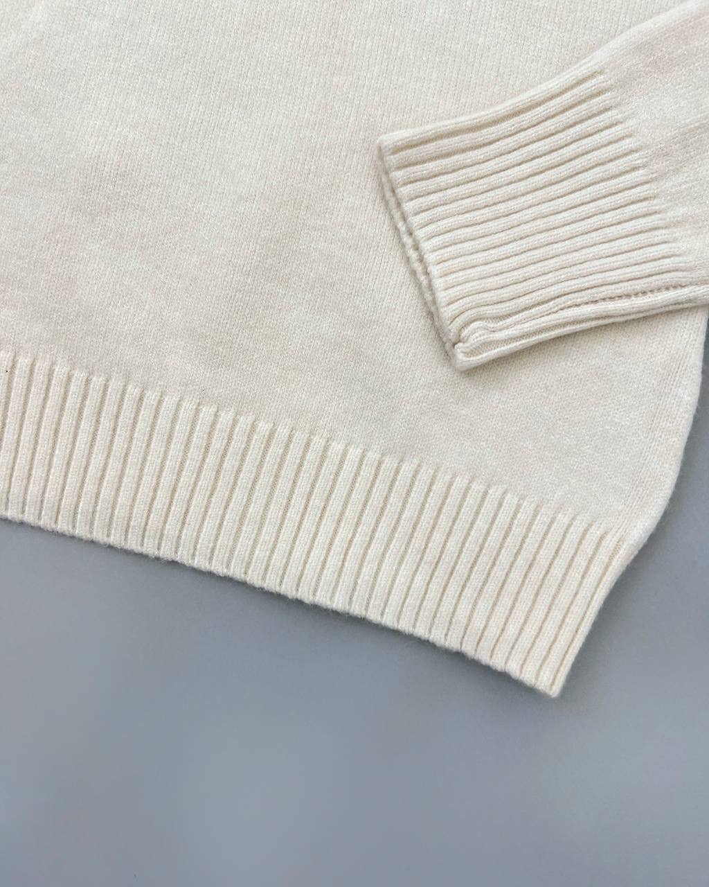 پلیور بافت یقه اسکی ساده 4141