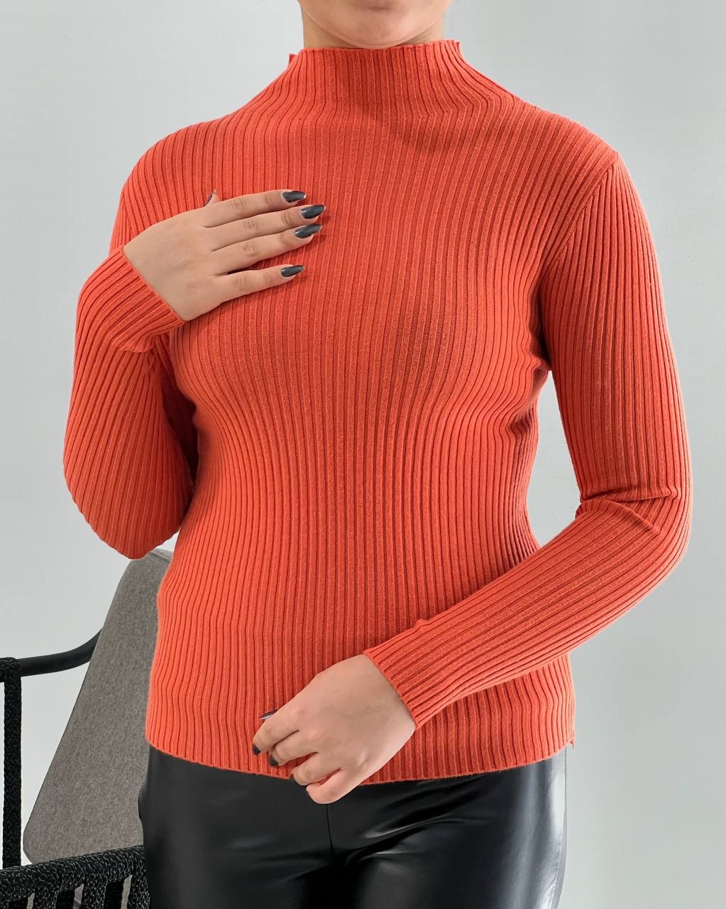 پلیور بافت کبریتی لطیف کد 4147