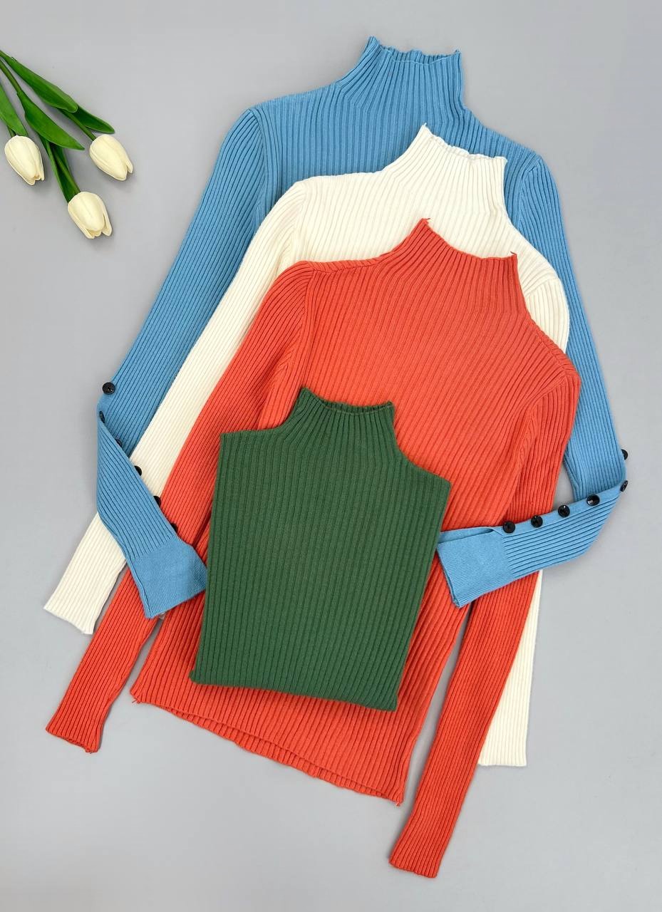 پلیور بافت کبریتی لطیف کد 4147