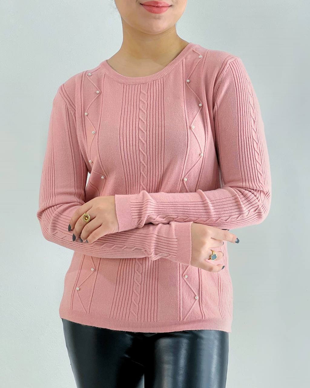 پلیور بافت گپ مروارید کد 4148