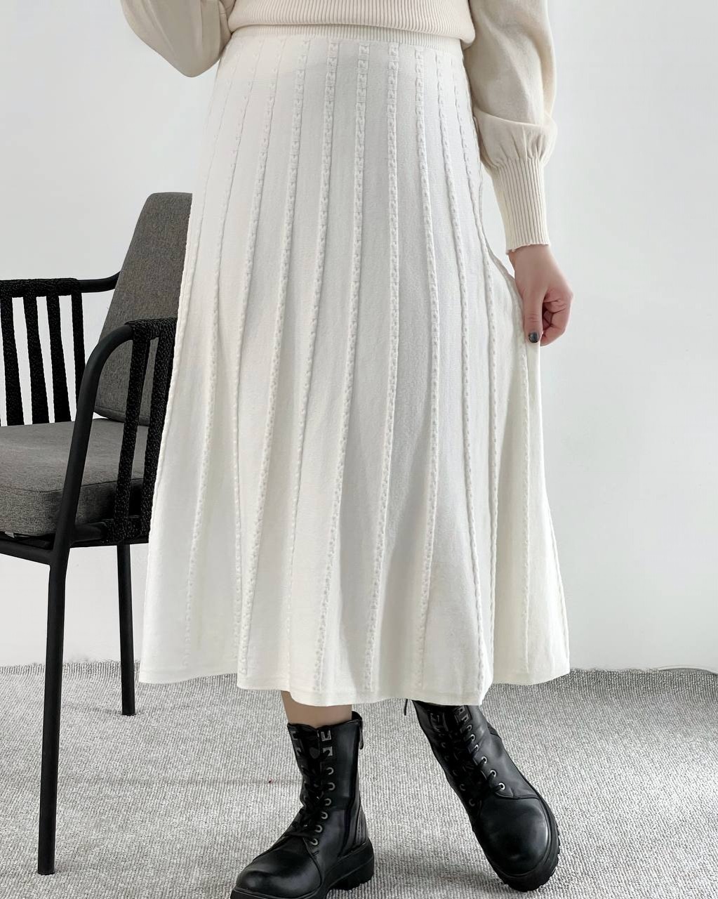 دامن بافت میدی کد 4150