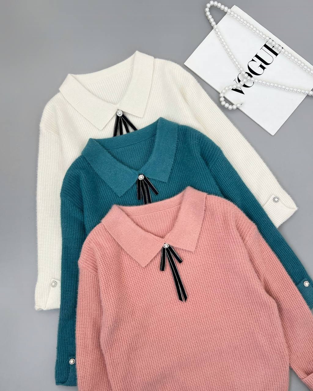 پلیور بافت موهر گرم بالا کد 4151