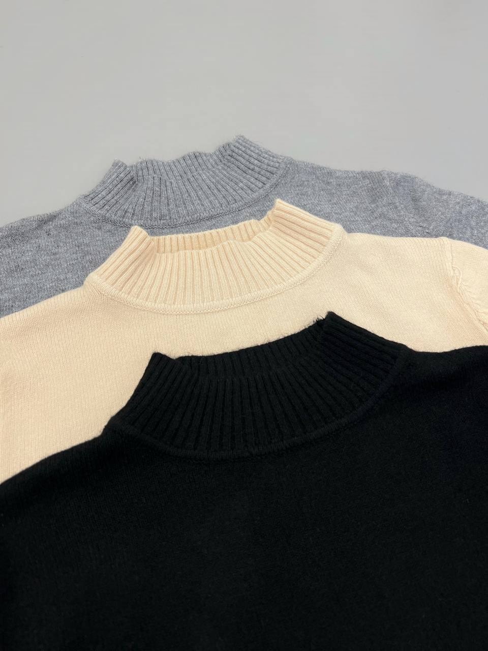 پلیور بافت سرآستین مروارید کد 4152