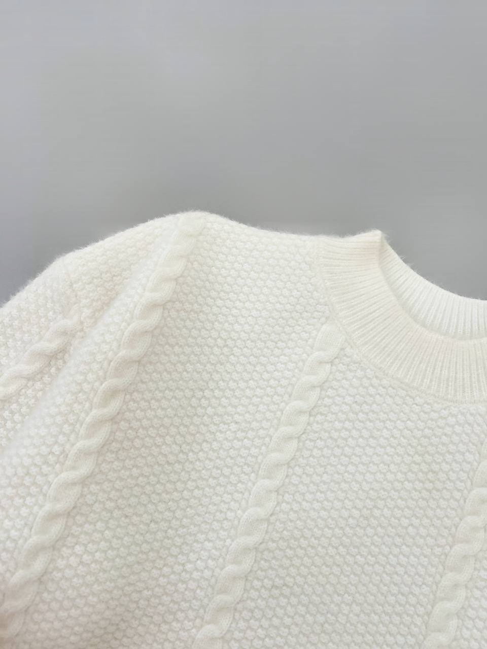 پلیور بافت موهر دورنگ کد 4153