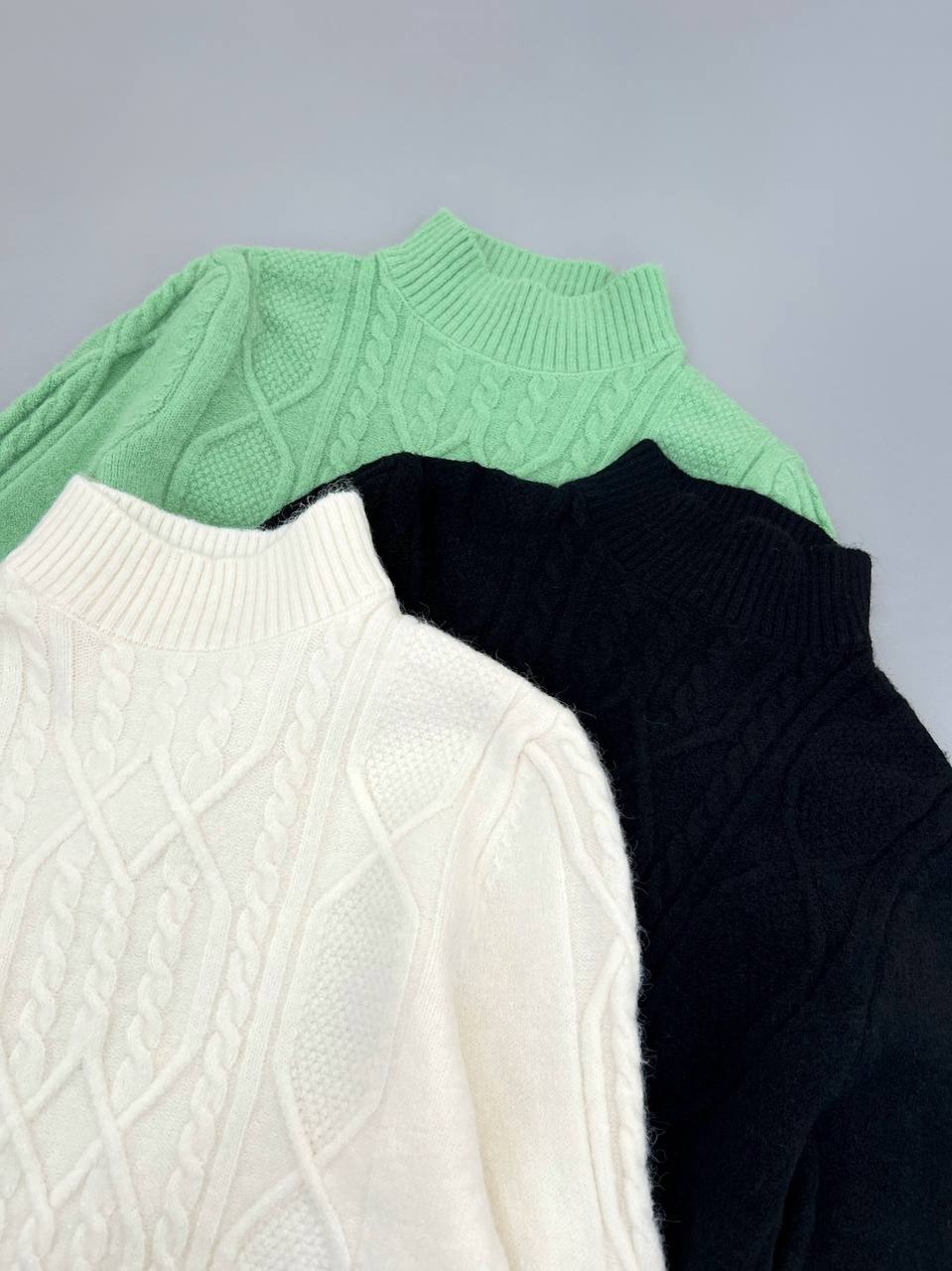 پلیور بافت زنجیری 6 رنگ کد 4156