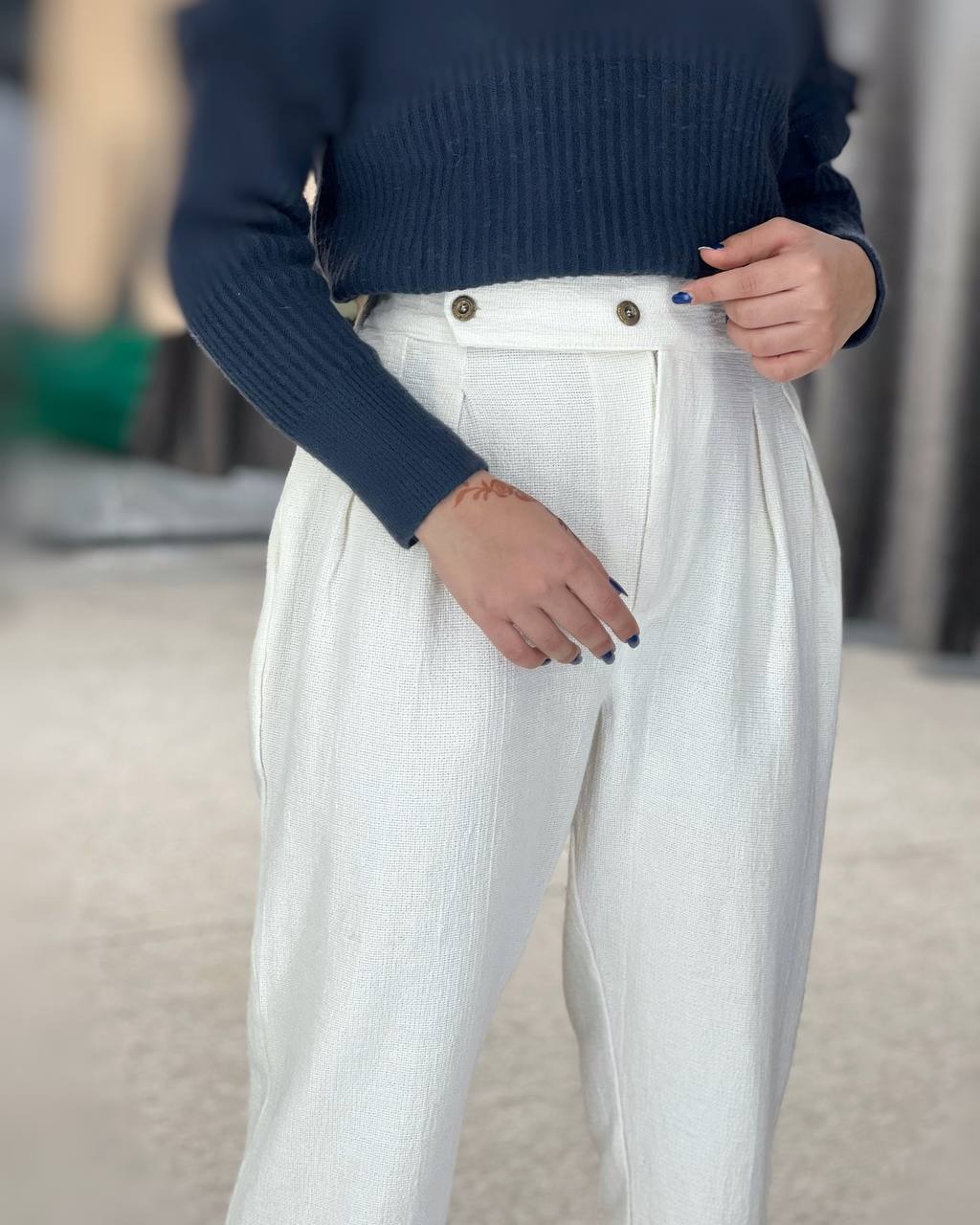 شلوار مام دو سایز کد 4160