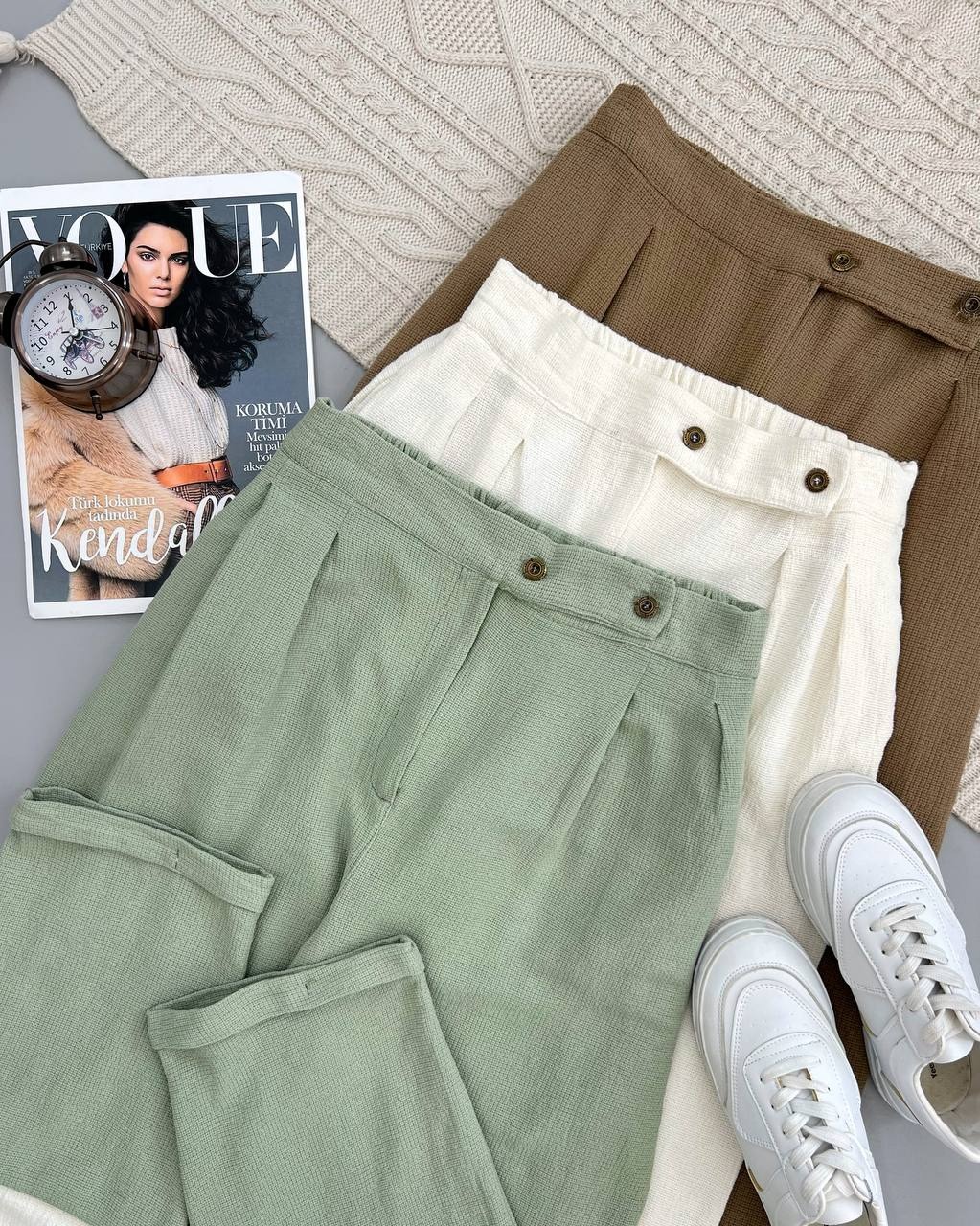 شلوار مام دو سایز کد 4160